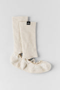 Women's Strappy Siren Grip Sock - Oatmeal Heather