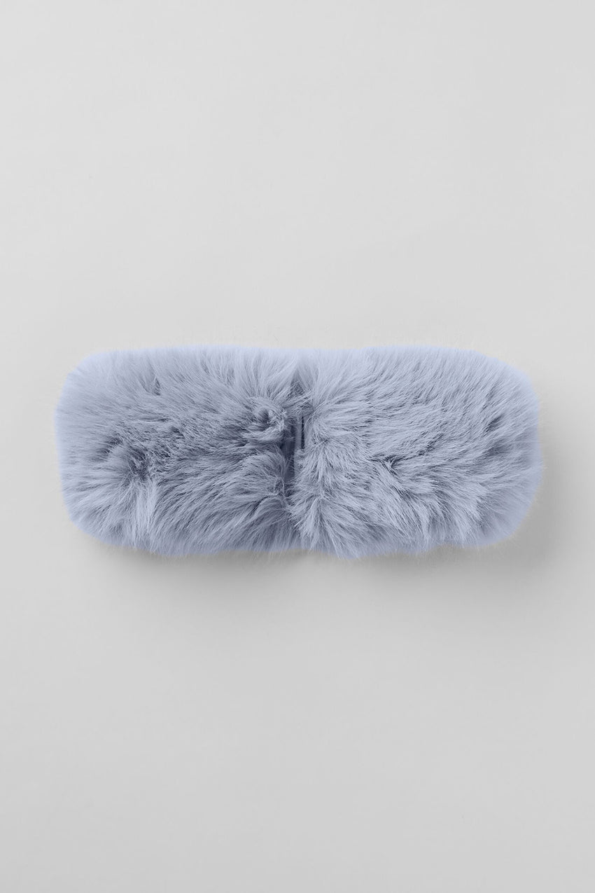 Opulent Faux Fur Wintersun Headband - Winter Frost
