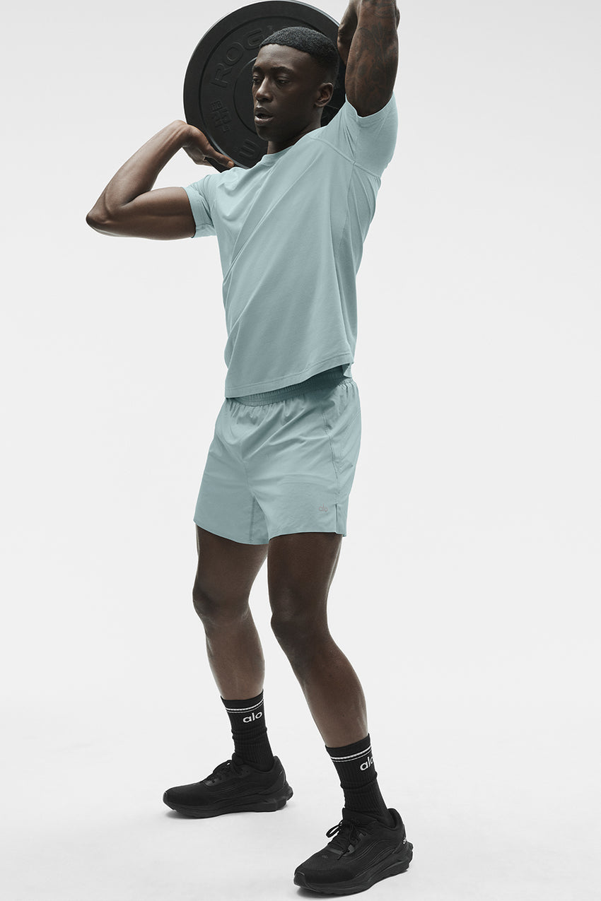 ALO Vapor Crewneck Short Sleeve - Desert Sage