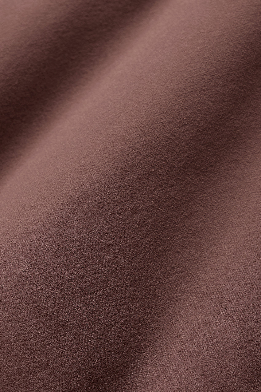 Stretch Woven Street Puffer - Brownstone