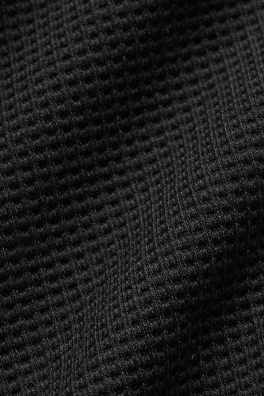 Waffle Lounge Jogger - Black