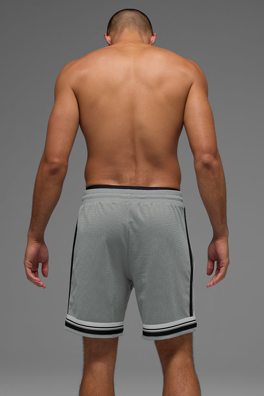 7" Key Mesh Basketball Short - Lunar Grey