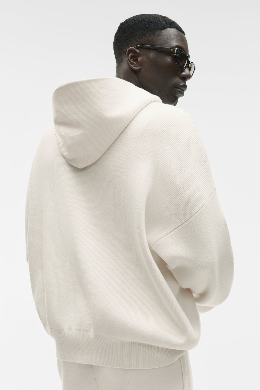 Scholar Hooded Sweater - Ivory