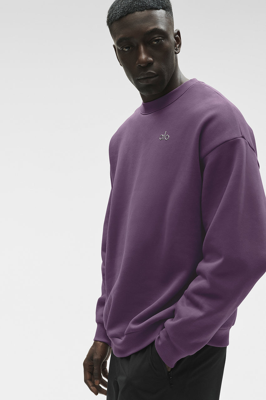 Accolade Crew Neck Pullover - Plum Kiss