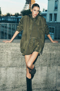 Work It Bomber - Green Olive