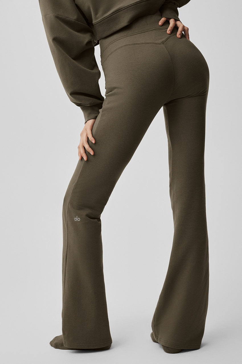 Sway Bootcut Sweatpant - Olive Tree