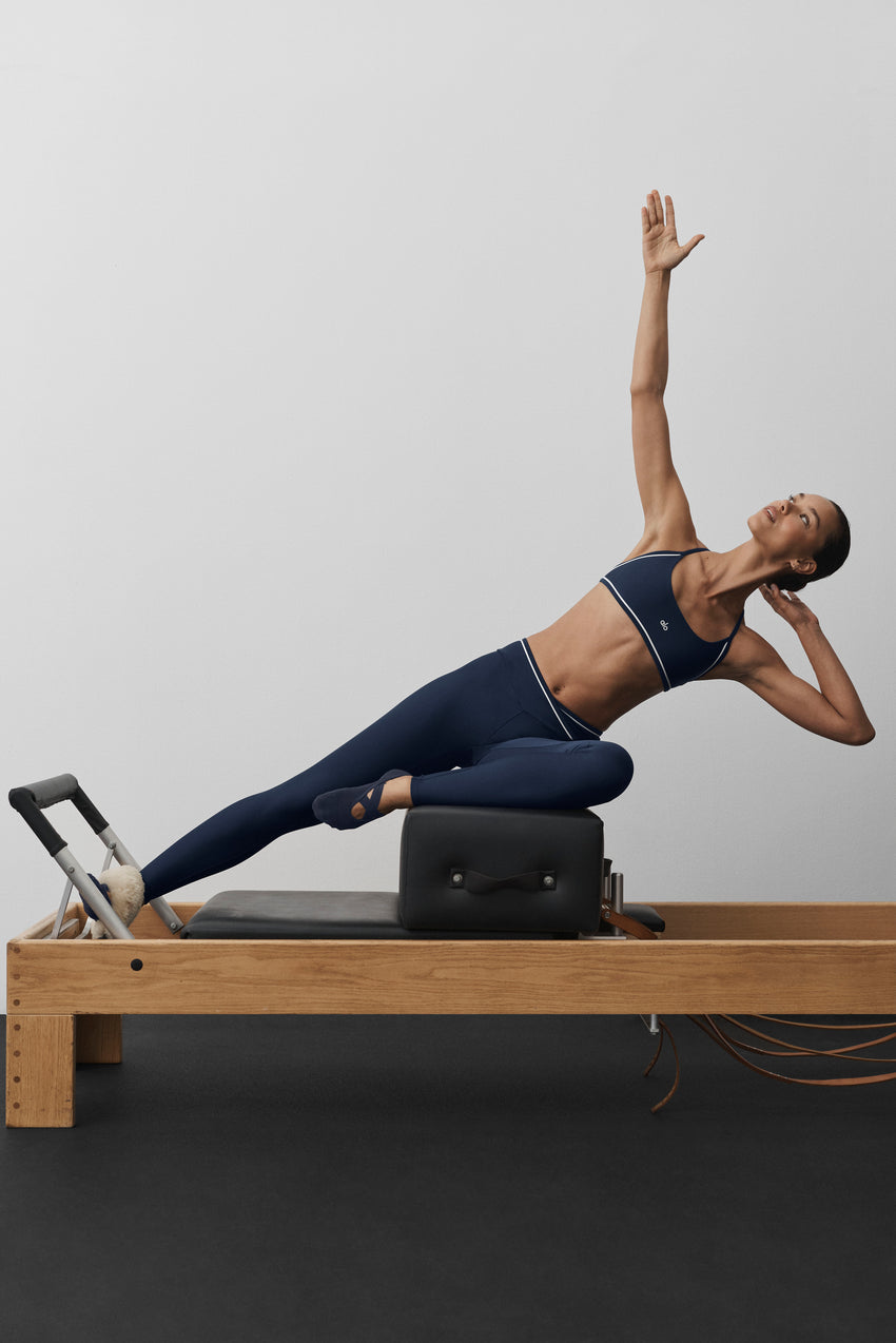 Airlift High-Waist Trifecta Legging - Navy/White