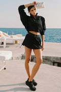 Match Point Tennis Skirt - Black