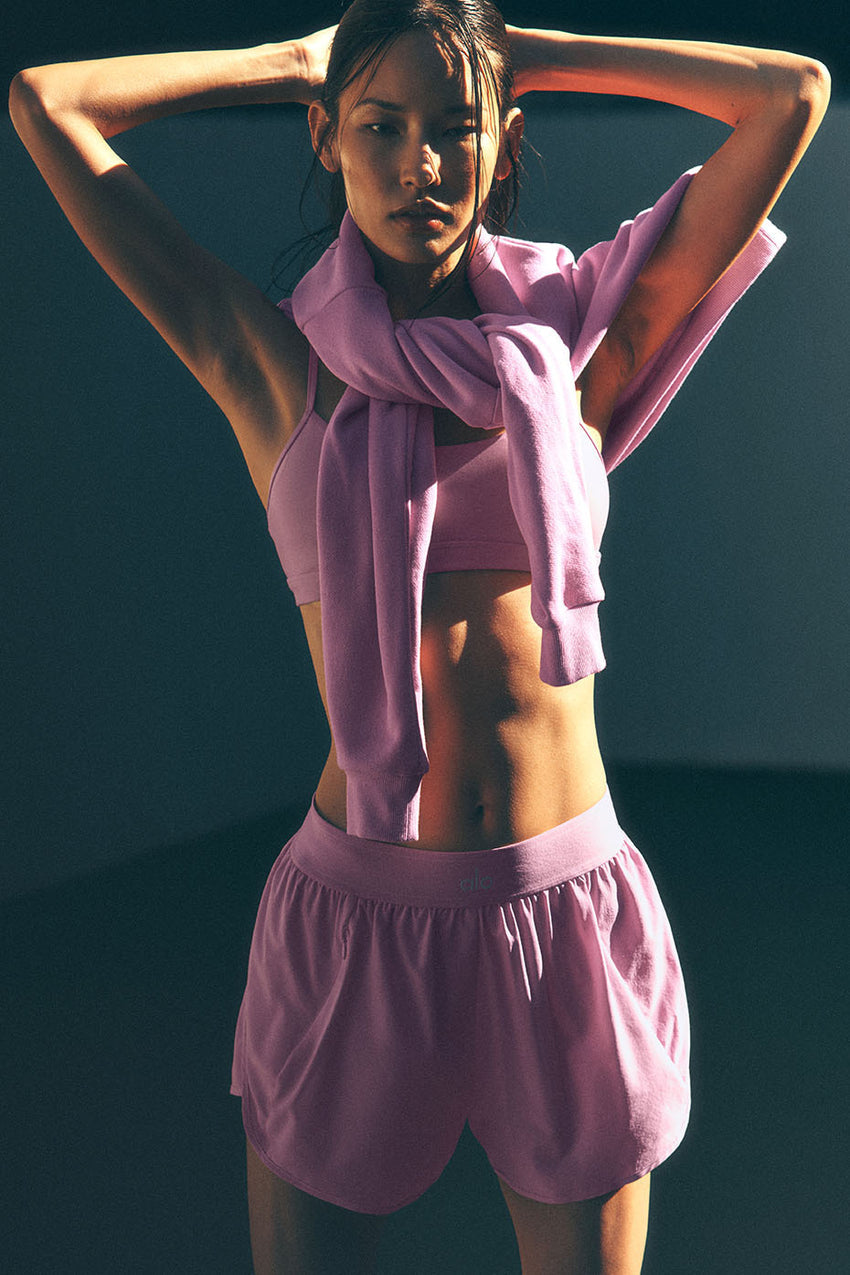 Match Point Short - Candy Heart Pink