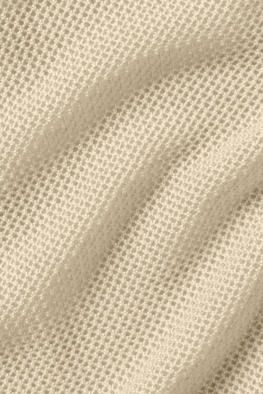 Silk Cashmere Mid-Rise Heatwave Short - Sandy Beige