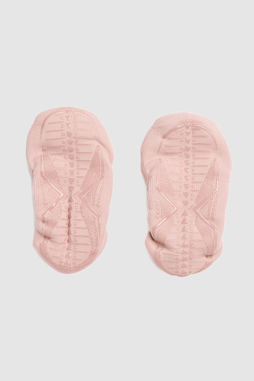 Women's Pivot Barre Sock - Pale Mauve